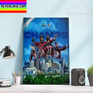 NHL Colorado Avalanche Champions 2022 Stanley Cup Champions Home Decor Poster Canvas