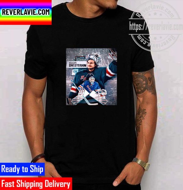 NHL New York Rangers Igor Shesterkin The Vezina Trophy Winner Unisex T-Shirt
