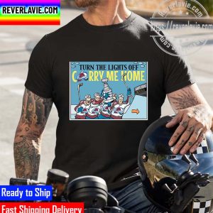 NHL Stanley Cup Champions Colorado Avalanche Champions Turn The Lights Off Unisex T-Shirt