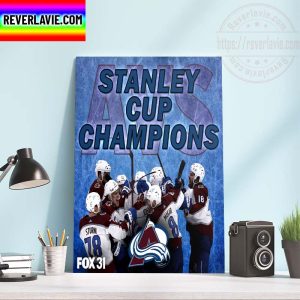 NHL Stanley Cup Champions Congratulations Colorado Avalanche Champions Home Decor Poster Canvas