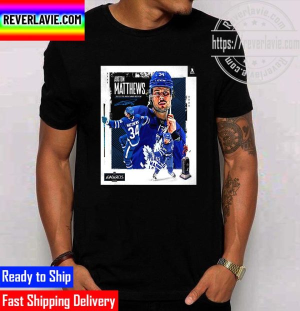 NHLPA Toronto Maple Leafs Congratulations Auston Matthews 2021-22 Ted Lindsay Award Recipient Unisex T-Shirt