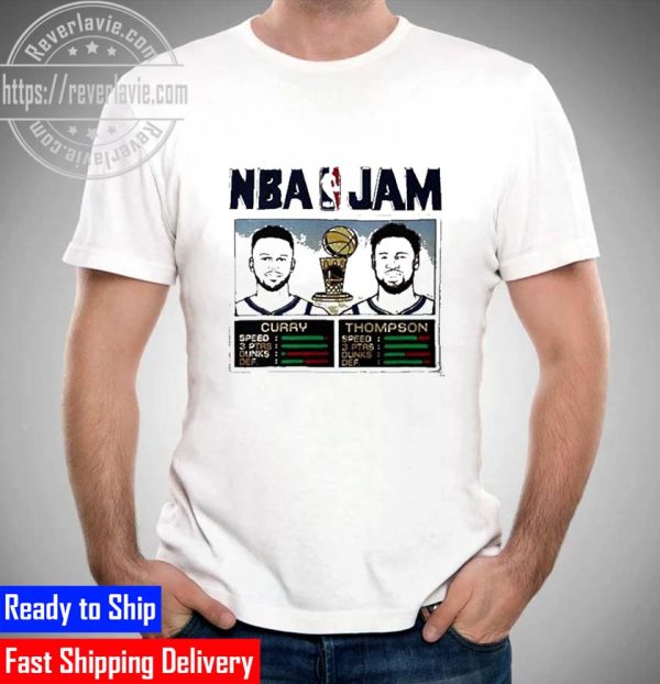 Nice stephen Curry And Klay Thompson Golden State Warriors 2022 NBA Finals Champions Unisex T-Shirt