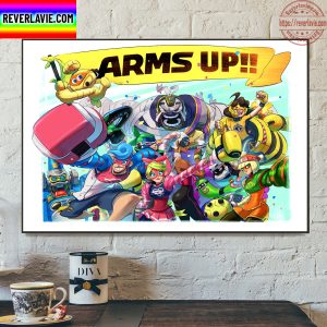 Nintendo ARMS UP Characters Fan Art Home Decor Poster Canvas