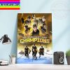 OHL Championship 2022 Ontario Hockey League Champions Hamilton Bulldogs Champions Home Decor Poster Canvas