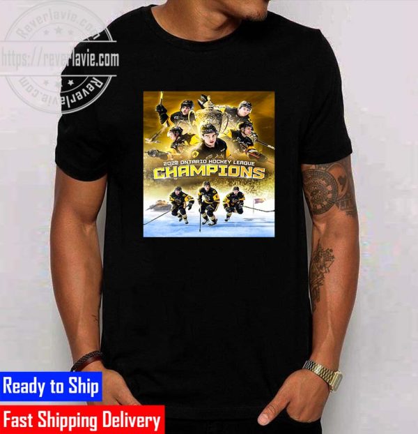 OHL 2022 Ontario Hockey League Champions Hamilton Bulldogs Champs And To The Memorial Cup Unisex T-Shirt
