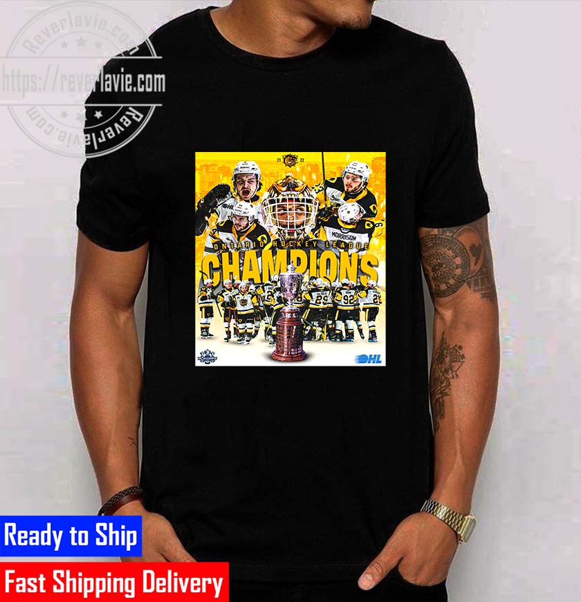 OHL Championship 2022 Ontario Hockey League Champions Hamilton Bulldogs Champions Unisex T-Shirt OHL Championship 2022 Ontario Hockey League Champions Hamilton Bulldogs Champions Unisex T-Shirt