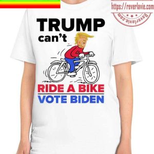 Official Trump Cant Ride A Bike Vote Biden 2022 Meme Unisex T-Shirt