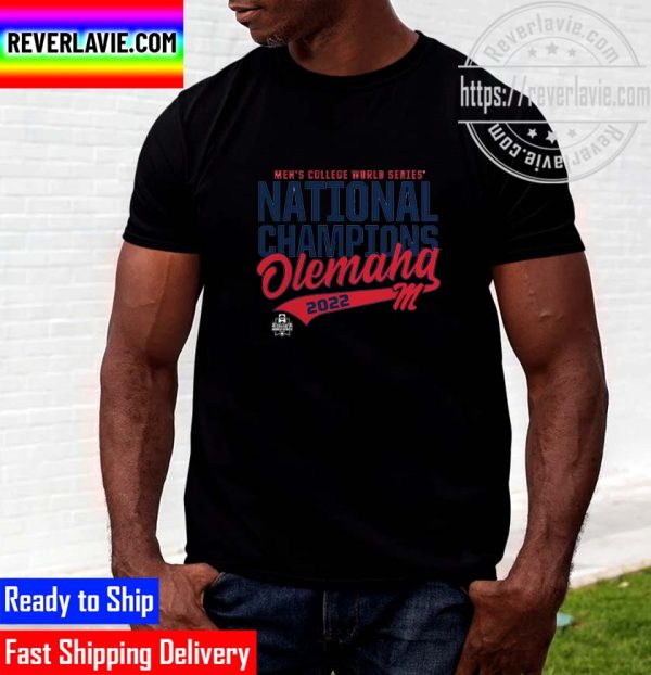 Ole Miss Rebels 2022 NCAA Mens Baseball College World Series Champions Bat Flip Unisex T-Shirt