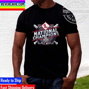 Ole Miss Rebels 2022 NCAA Mens Baseball College World Series Champions Bats Unisex T-Shirt