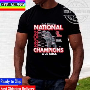 Ole Miss Rebels 2022 NCAA Mens Baseball College World Series Champions Schedule Unisex T-Shirt