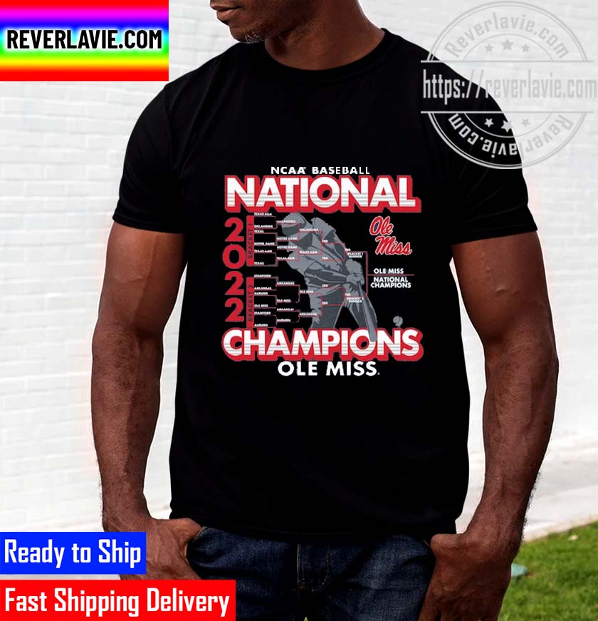 Ole Miss Rebels 2022 NCAA Mens Baseball College World Series Champions Schedule Unisex T-Shirt Ole Miss Rebels 2022 NCAA Mens Baseball College World Series Champions Schedule Unisex T-Shirt