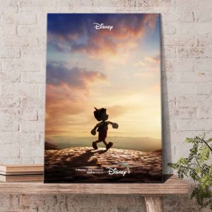 Pinocchio Disney Live Action Official Poster Canvas