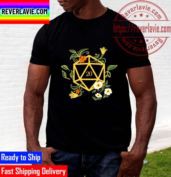 Plant Lovers Polyhedral D20 Dice Unisex T-Shirt