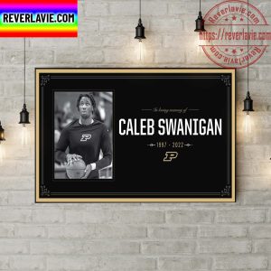 RIP Caleb Swanigan NBA Purdue Mens Basketball Thank You For The Memories Home Decor Poster Canvas