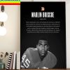 RIP Marlin Briscoe 1945-2022 Denver Broncos Legend  The First Black Starting Quarterback In The AFL Home Decor Poster Canvas