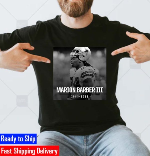 RIP Marion Barber III 1983 2022 38 Years old Thank you for the Memories Unisex T-Shirt