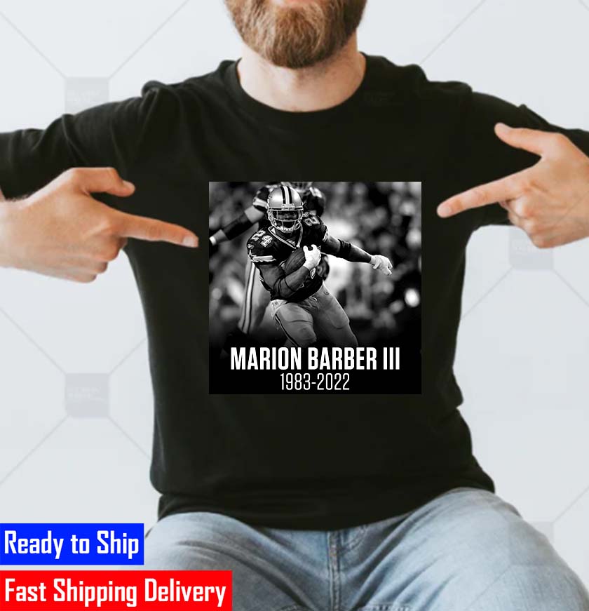 RIP Marion Barber III 38 years old 1983 2022 Dallas Cowboys NFL Unisex T-Shirt RIP Marion Barber III 38 years old 1983 2022 Dallas Cowboys NFL Unisex T-Shirt