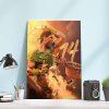 Rafael Nadal 2022 Roland Garros 14th Champion Poster Canvas
