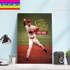 Rawlings Robert Moore Gold Glove Award Winner In Arkansas Razorback History Home Decor Poster Canvas
