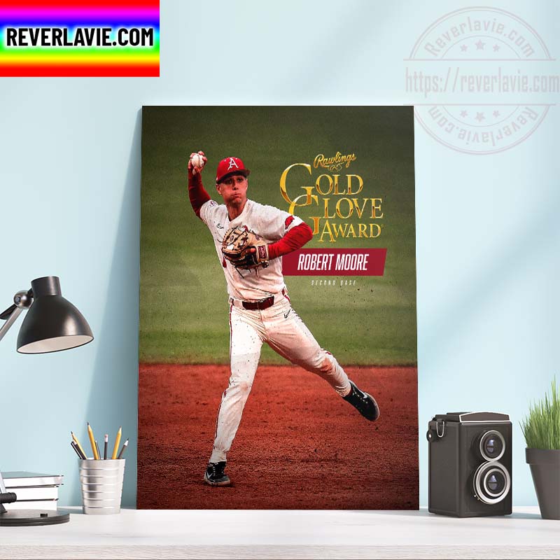 Rawlings Robert Moore Gold Glove Award Winner In Arkansas Razorback History Home Decor Poster Canvas Rawlings Robert Moore Gold Glove Award Winner In Arkansas Razorback History Home Decor Poster Canvas