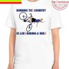 Running The Country Is Like Riding A Bike Anti Joe Biden Unisex T-Shirt