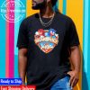 Snoopy Paw Heart American Flag 4th of July Unisex T-Shirt