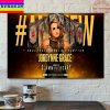 Rage On The Red Sea World Heavyweight Championship USYK vs JOSHUA 20 August Home Decor Poster Canvas