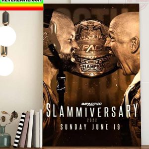 Slammiversary 2022 IMPACT World Champion Josh Alexander Moose Good Brothers Home Decor Poster Canvas