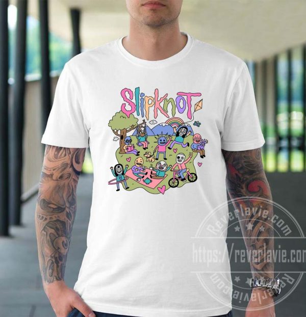 Slipknot Metal Band Camping Funny Art Unisex T-shirt