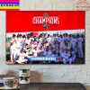 The 21-22 NBA Champions Golden State Warriors Stephen Curry MVP Champions Home Decor Poster Canvas