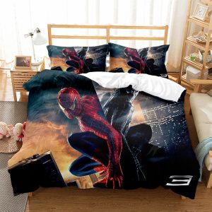Spiderman 3 Red And Black Original Bedding Set Twin