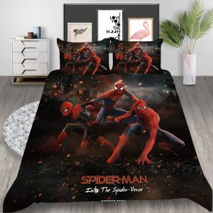 Spiderman Far From Home Into The Spider-Verse Bedding Set Twin