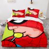 Spiderman In Fire Background Bedding Set Full