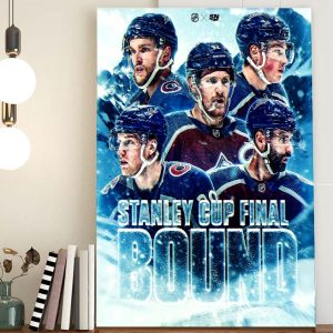 Stanley Cup Final Bound Colorado Avalanche Wall Decor Poster Canvas