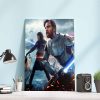 Star Wars Obi Wan Kenobi Lightsaber Fight Darth Vader Home Decor Poster Canvas