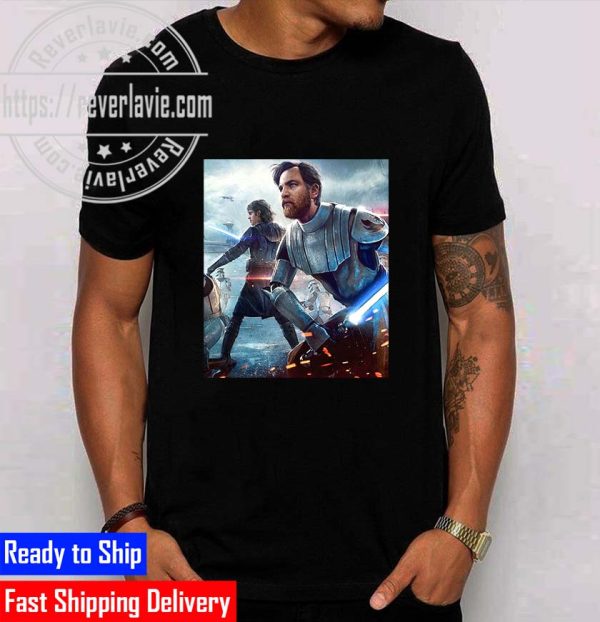 Star Wars Obi Wan Kenobi Fan Art Hold Lightsaber Unisex T-Shirt