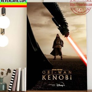 Star Wars Obi Wan Kenobi x Darth Vader Lightsaber Home Decor Poster Canvas