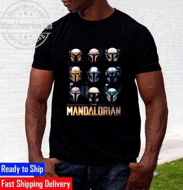 Star Wars The Mandalorian Helmet Box Up Unisex T-Shirt