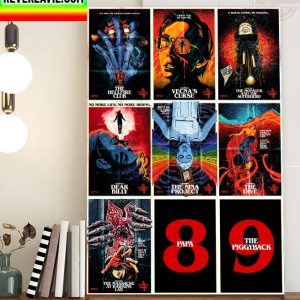 Stranger Things 4 Chapter 1 to Chapter 7 Waiting Chapter 8 and 9 Home Decor Poste Canvas