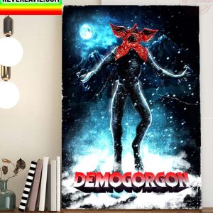 Stranger Things 4 Its Time Vol 2 Demogorgon Home Decor Poster Canvas
