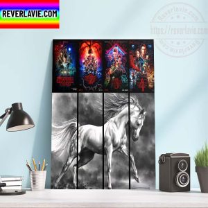 Stranger Things The Perfect TV Show S1 to S4 Home Decor Poster Canvas