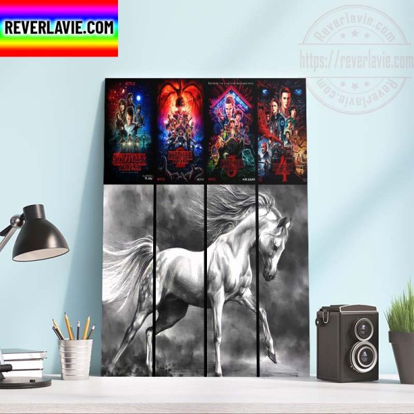 Stranger Things The Perfect TV Show S1 to S4 Home Decor Poster Canvas