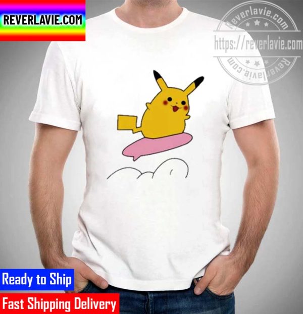 Surfing Pikachu Gift For Fan Unisex T-Shirt