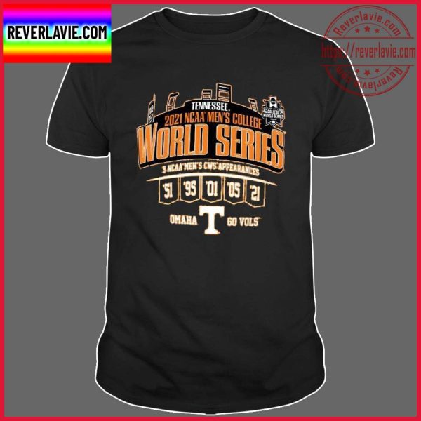 Tennessee 2022 Mens College World Series 6 CWS Appearances Unisex T-Shirt
