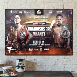 The Final Unification Kambosos Jr Vs Haney Marvel Stadium Melbourne Home Decor Poster Canvas