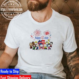 The Peanuts Characters Happy 4th of July America Unisex T-Shirt