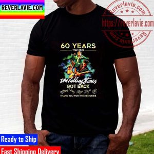 The Rolling Stones 60th 1962 2022 Anniversary Unisex T-Shirt