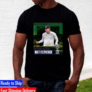 The US OPEN Champions Matt Fitzpatrick Wins And Claims His First Major Unisex T-Shirt