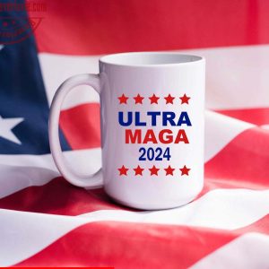 Trending Mug Ultra Maga 2024 Pro Trump Make America Great Again Republican Ceramic Coffee Mug Tea Cup