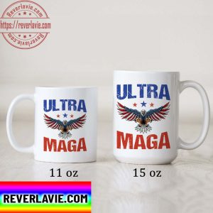 Trending Mug Ultra Maga And Proud Of It Make America Great Again Trump 2024 Republican Patriot Ceramic Coffee Mug Tea Cup